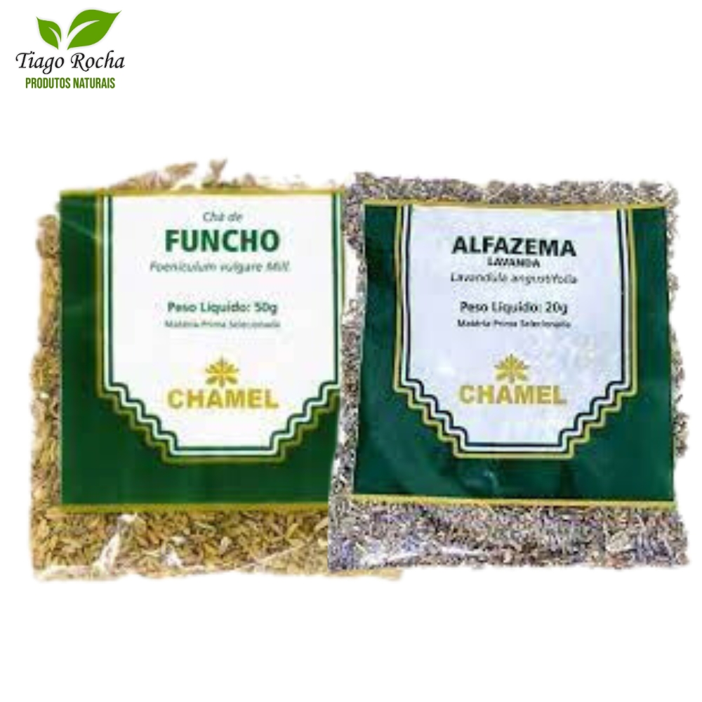 CHÁS DE FUNCHO 50g + ALFAZEMA 20g- P/Corrimento e Candidíase