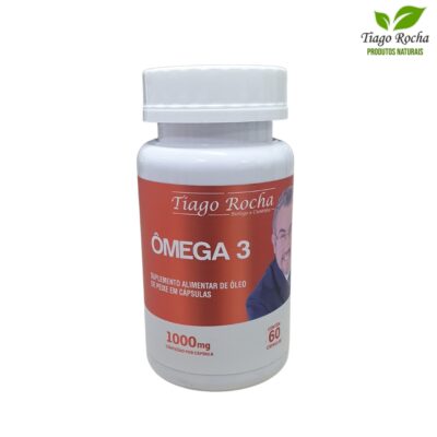 ÔMEGA 3 TIAGO ROCHA- DHA (0,200mg)/EPA(0,400mg) ORIGINAL – 60 Cápsulas 1000 mg