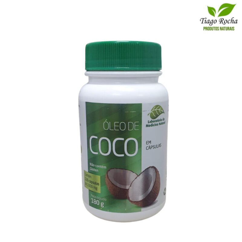 IMUNIDADE -ÓLEO DE COCO EXTRA VIRGEM- 120 Cápsulas 1000 mg