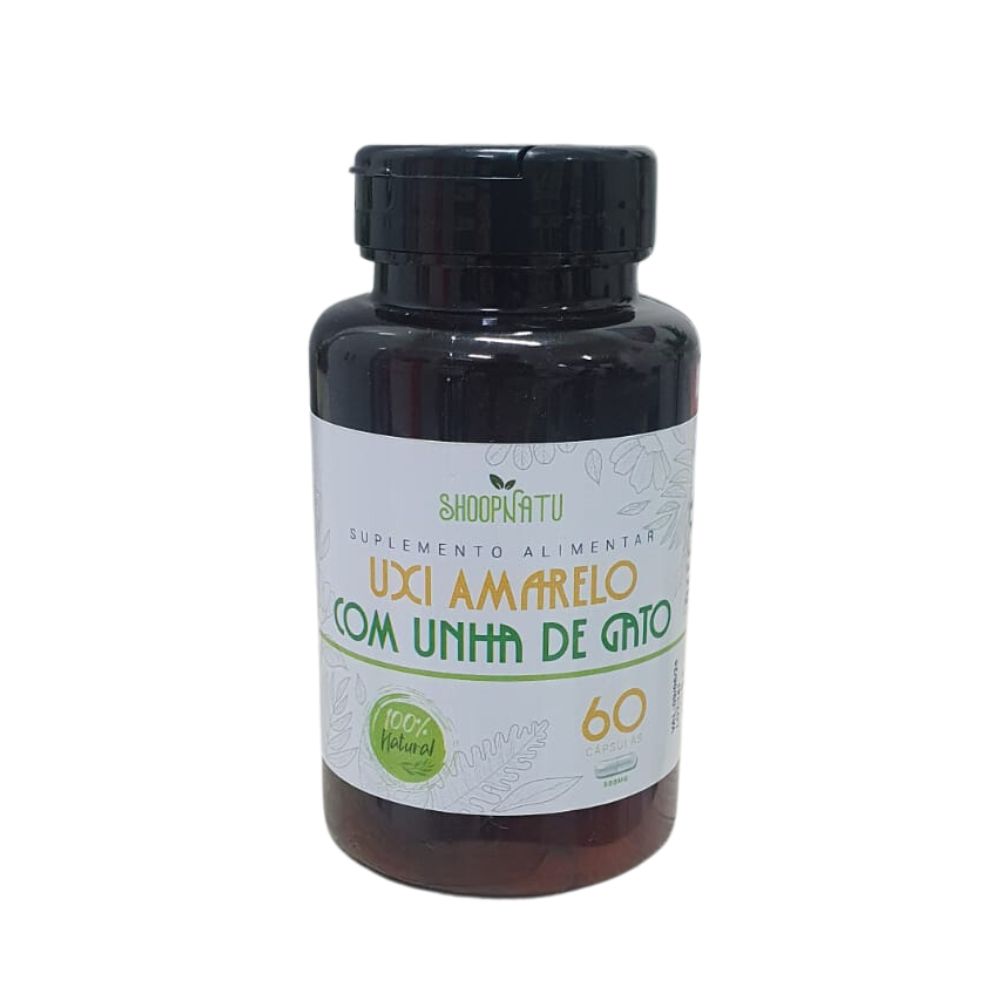 UXI AMARELO C/ UNHA DE GATO – 60 Cápsulas 500mg
