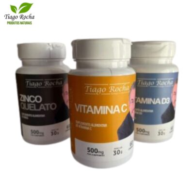 KIT TRATAMENTO IMUNIDADE – VITAMINA D, ZINCO E VITAMINA C