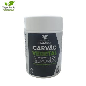 CARVÃO VEGETAL ATIVADO – 60 Cápsulas 300 mg (gases, intestino)