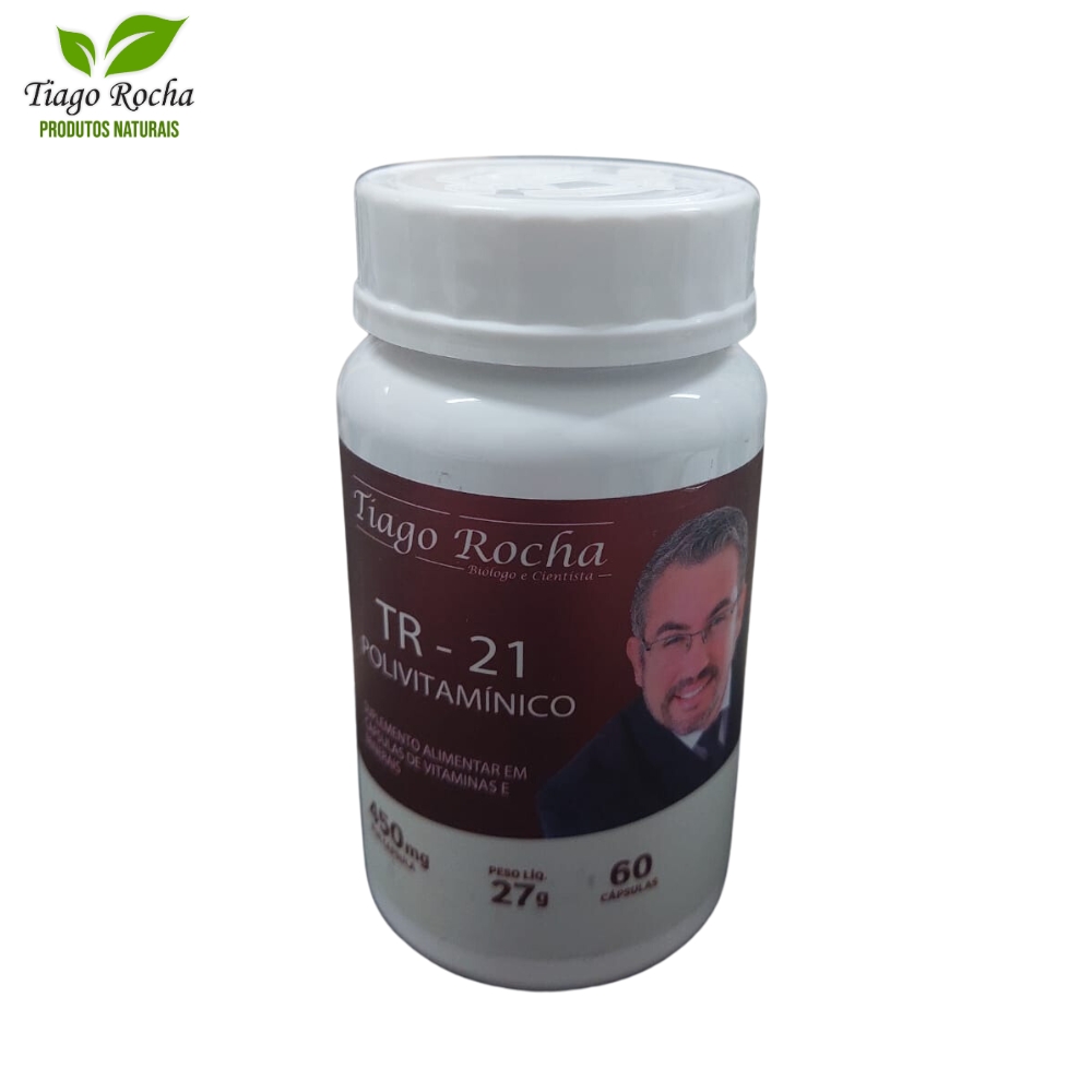 TR21 TIAGO ROCHA- Polivitamínico c/21 Minerais 450 mg