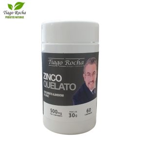 ZINCO QUELATO Tiago Rocha- 60 Cápsulas 500mg