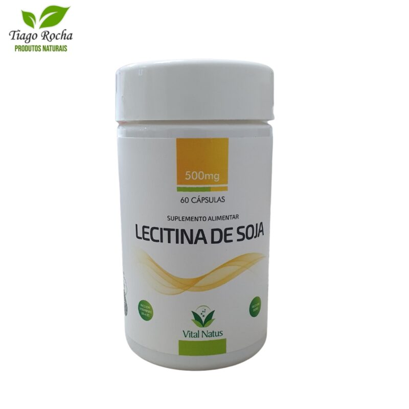 ÓLEO DE LECITINA DE SOJA 500mg – 60 CÁPSULAS – amigo do fígado!