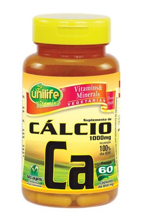 CÁLCIO QUELATO- CA 1000mg – 60 Cápsulas