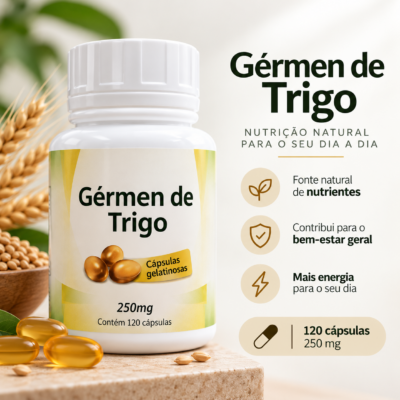 Óleo de Gérmen de Trigo 250mg 120 cáps.