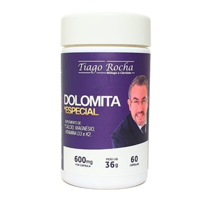 Dolomita Especial Tiago Rocha (Cálcio, Magnésio, D3, K2)