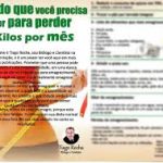 LISTA EMAGRECEDORA P/PERDER 4 KG MÊS - Imagem 1