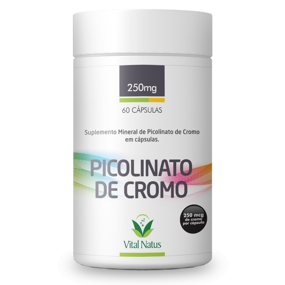 PICOLINATO DE CROMO 250mg C/ 60 CAPSULAS