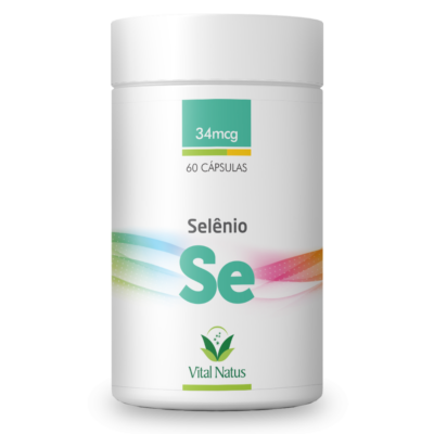 SELÊNIO QUELATO- 60 CÁPSULAS 500mg
