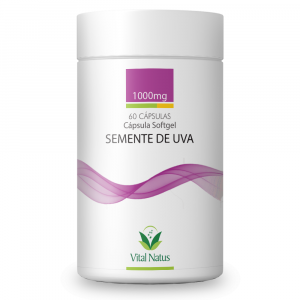 ÓLEO DE SEMENTE DE UVA 1000mg c/ 60 Cápsulas (SOFTGEL)