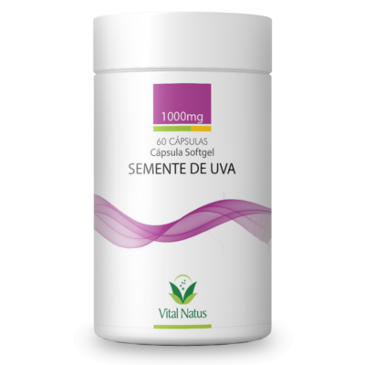 ÓLEO DE SEMENTE DE UVA 360mg c/ 60 Cápsulas