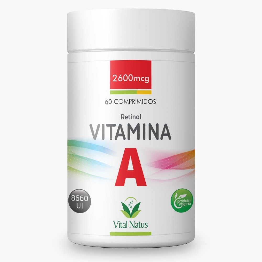 VITAMINA A 2600mcg C/ 60 COMPRIMIDOS – 8660 UI