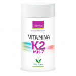 Vitamina K2 – (MK7 Menaquinona) – 60 Cápsulas 65mcg - Imagem 1