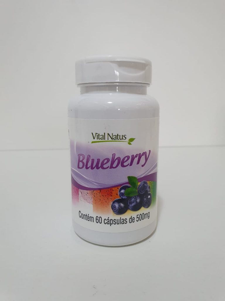 IMUNIDADE – Blueberry Mirtilo 500mg- A fruta da longevidade – Rico em Vitamina C