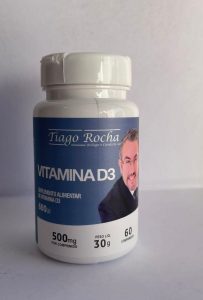 VITAMINA D3 – 60 Cápsulas 500 mg (600 ui) PROMOÇÃO