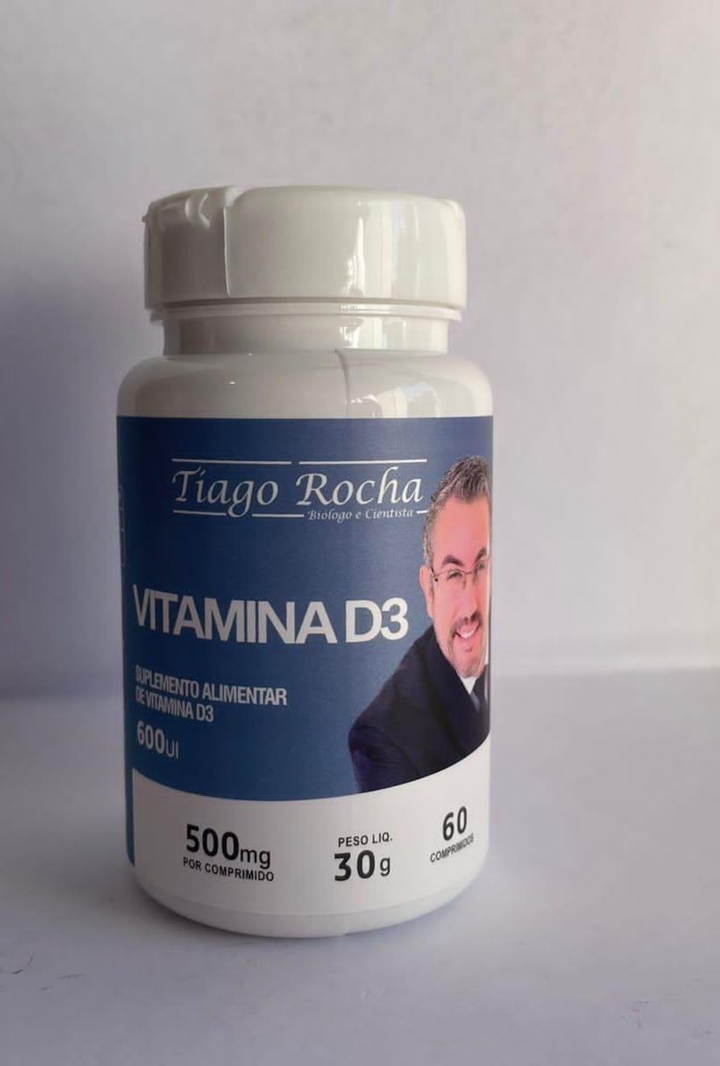 VITAMINA D3 – 60 Cápsulas 500 mg (600 ui) PROMOÇÃO