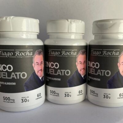ZINCO QUELATO Tiago Rocha- 60 Cápsulas 500mg