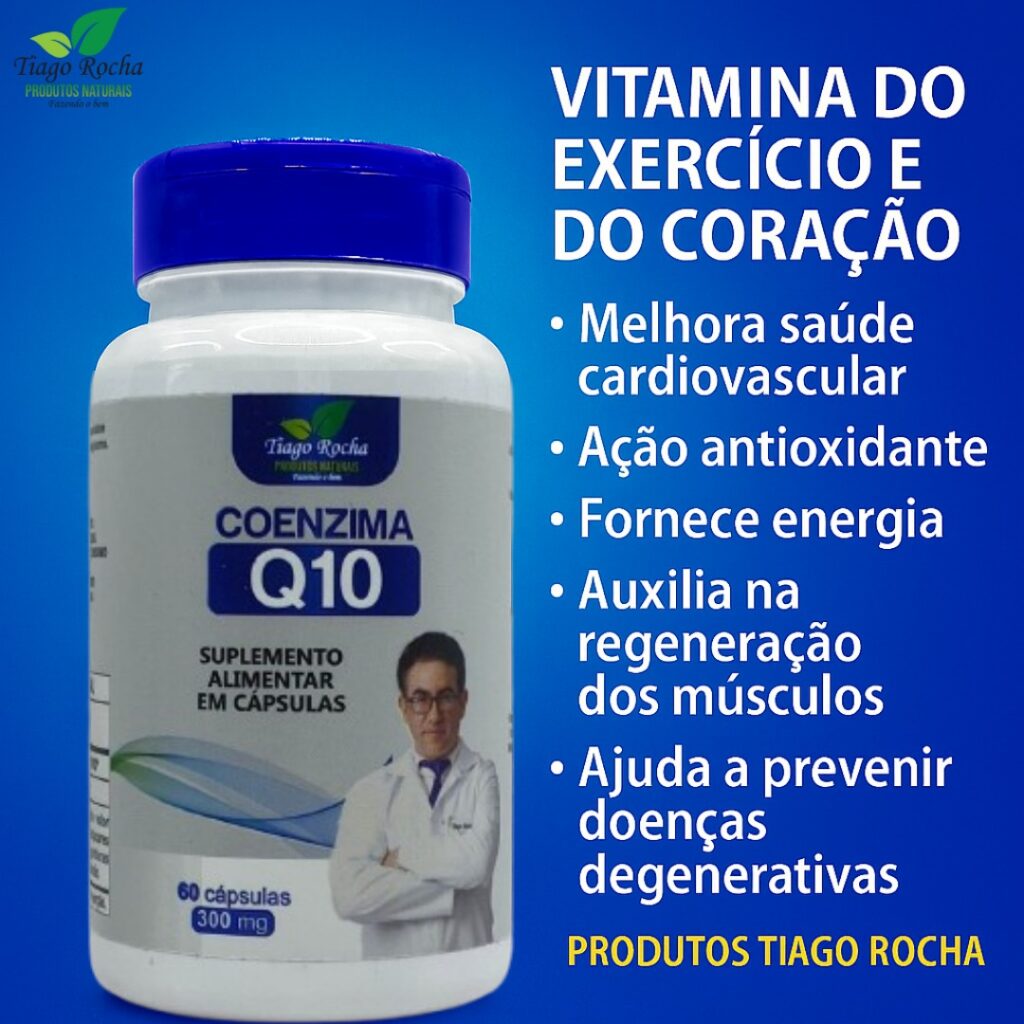 Coenzima Q10 com 500mg -60 Cápsulas