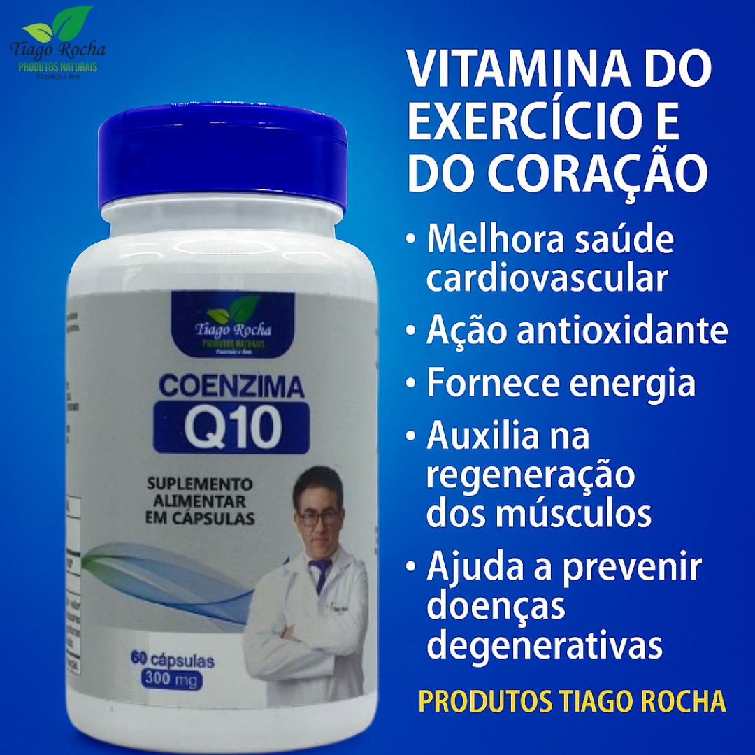 Coenzima Q10 com 500mg -60 Cápsulas
