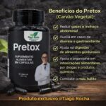 Carvão Vegetal Pretóx Tiago Rocha 60 Caps