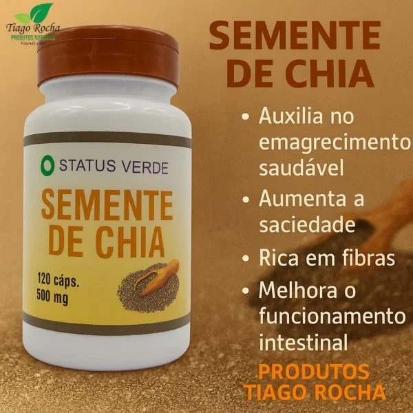 Óleo de Chia  120 Cápsulas 500mg