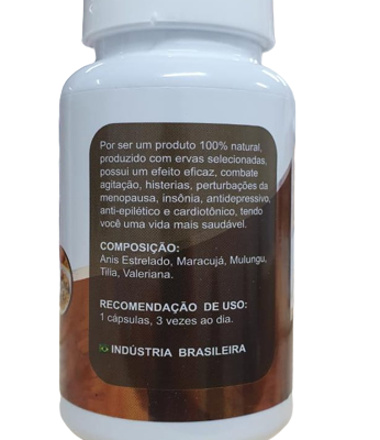 Calmante Natural CALMOPLAN – 100 Cáspulas 500 mg