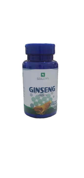 Ginseng – 60 Cápsulas 500 mg (saúde mental)