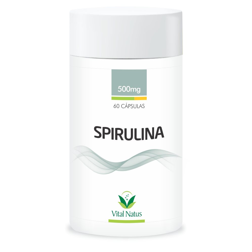 INIBIDOR DE APETITE SPIRULINA – 60 Cápsulas 500mg