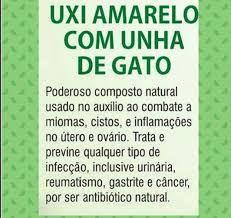 UXI AMARELO C/ UNHA DE GATO – 60 Cápsulas 500mg