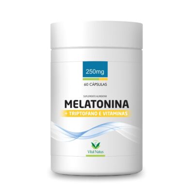 MELATONINA  +  TRIPTOFANO + VITAMINAS 250mg (durma bem)