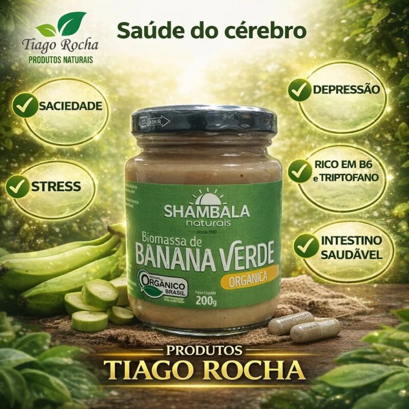 Biomassa de Banana Verde Orgânica 200g