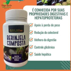 BERINJELA 500 MG C/ 60 CAPSULAS