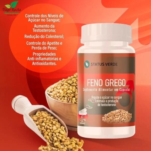 Feno Grego 60Caps 600Mg