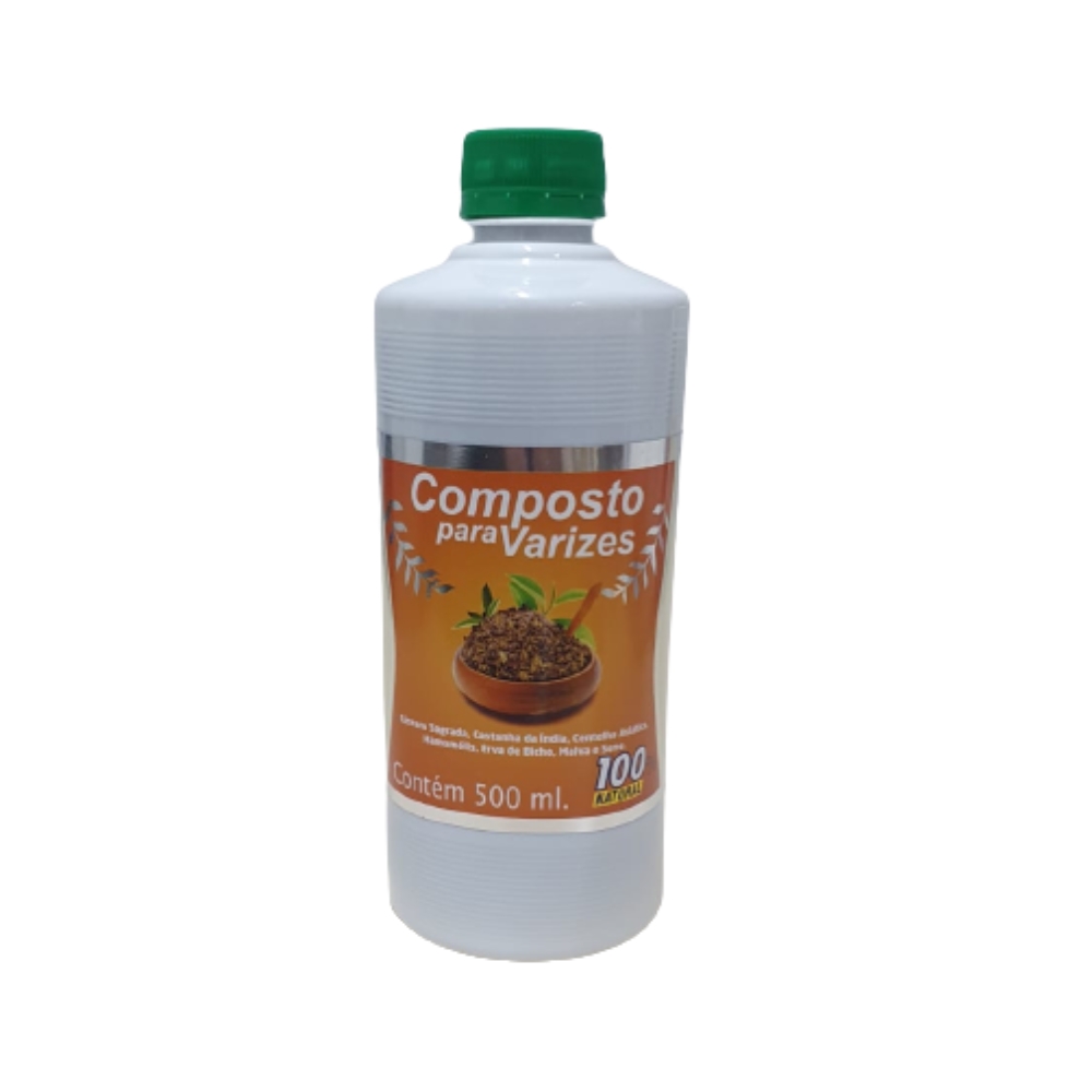 COMPOSTO P/ VARIZES 500ML 100%natural