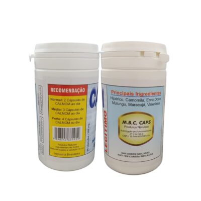 Calmom Calmante Extra Forte 500mg 60 cáps