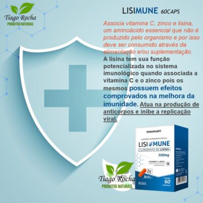 Lisimune Cloridrato Lisina Imunidade Herpes