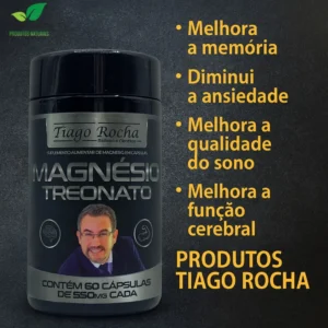 Magnésio Treonato Tiago Rocha 550mg