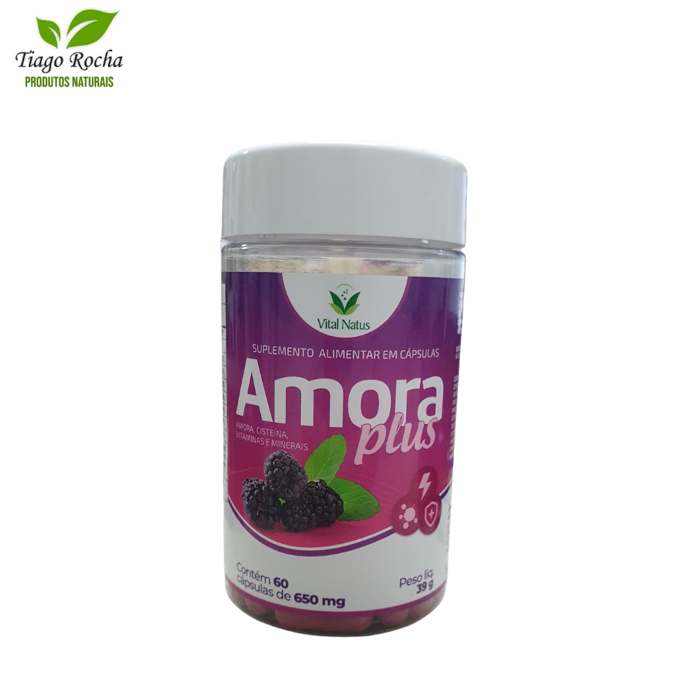Amora Miura com Cisteina Minerais e Vitaminas 60 caps 650mg