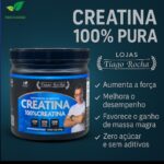 Creatina Monohidratada % Pura 1ª linha Tiago Rocha 300g - Imagem 1