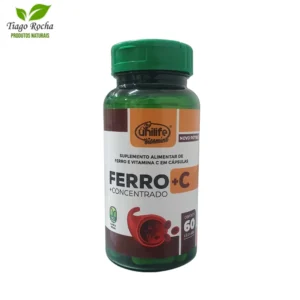 Ferro+Concentrado + Vitamina C -500mg 60 cápsulas