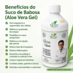 Suco de Babosa Aloe Rocha 500ml sabor Laranja -Tiago Rocha - Imagem 1