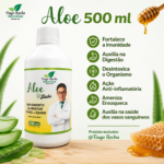 Suco de Babosa Aloe Rocha 500ml sabor Mel – Tiago Rocha - Imagem 1