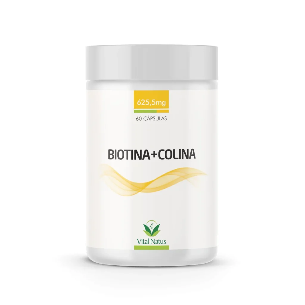 BIOTINA E COLINA 625,5mg c/60 CAPSULAS