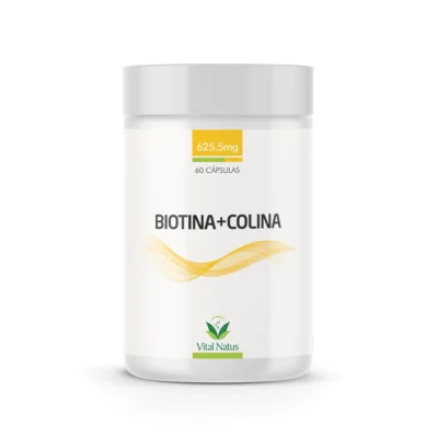 Biotina + Colina 720mg 60 cáps.