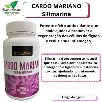 Cardo Mariano 500mg 60 cáps.