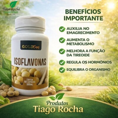 Isoflavonas de Soja 60 cápsulas