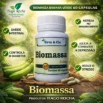 Anti Depressivo Biomassa Banana 60 cápsulas 500mg - Imagem 1