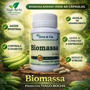 Anti Depressivo Biomassa Banana 60 cápsulas 500mg